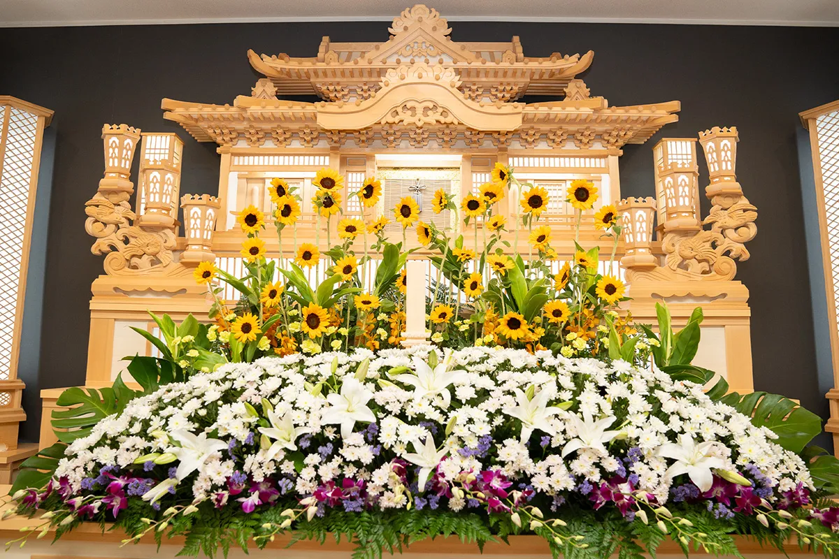 祭壇花の例です