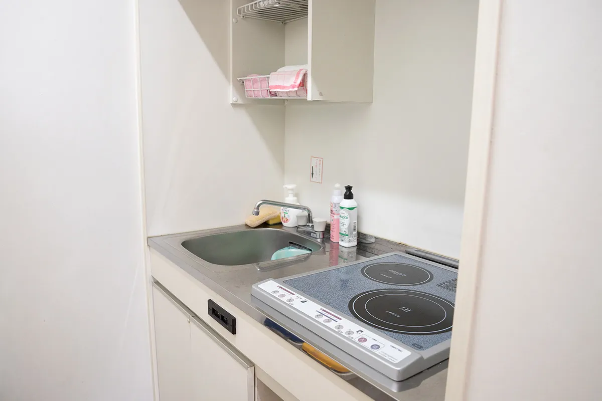 簡易なキッチンもございます